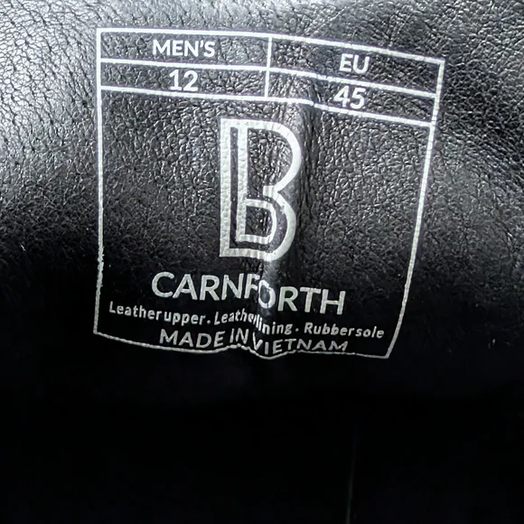 Men's Birchbury Carnforth Suede Boots Black Size 12 - Picture 6 of 6